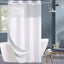 Cortina ducha cabina tela blanca impermeable