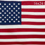 Bandera USA 16x24" bordada estrellas resistentes