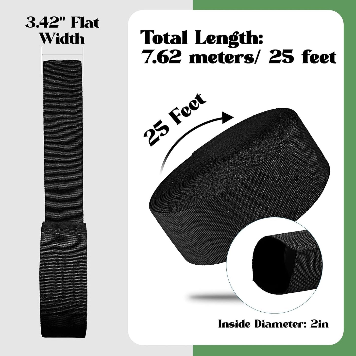 Funda nailon 25ft para soldadura Tig y manguera hidráulica