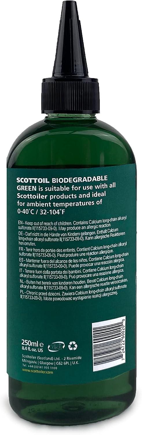Aceite relleno biodegradable para cadenas 250ml