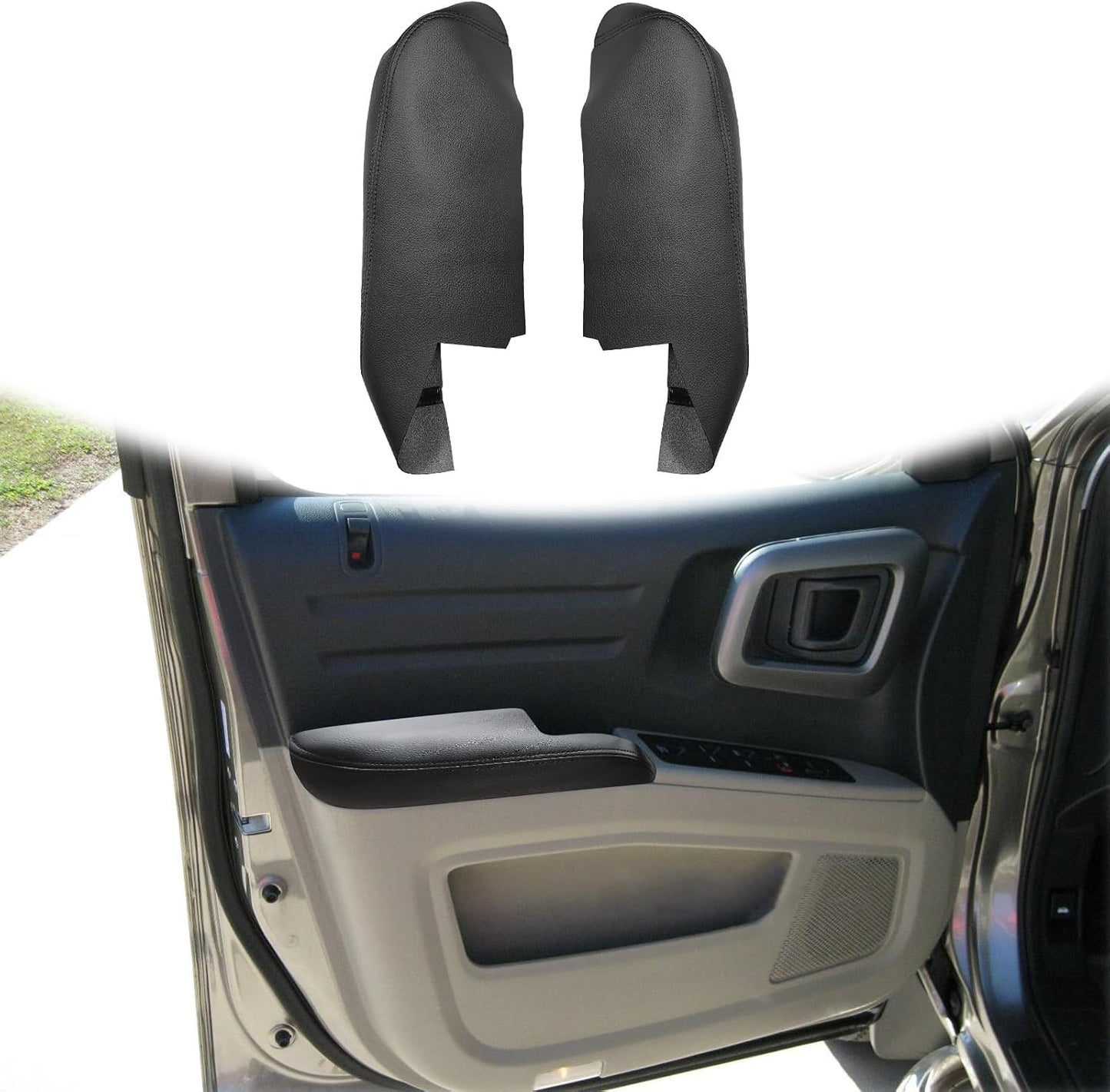 Cubierta cuero asiento puerta Honda Ridgeline 06-14 2uds