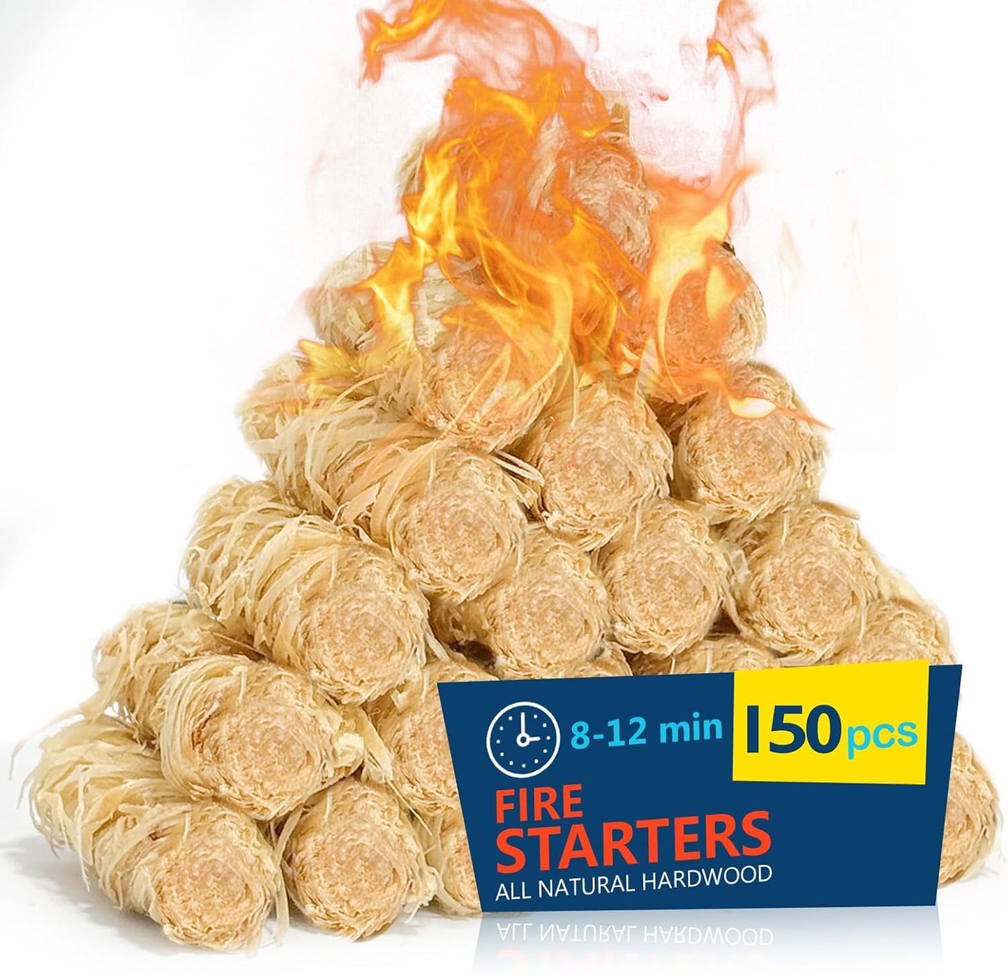 Arrancadores fuego 150uds 12min para parrilla camping