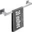 Toallero baño acero inox 12pulg colgador níquel cepillado