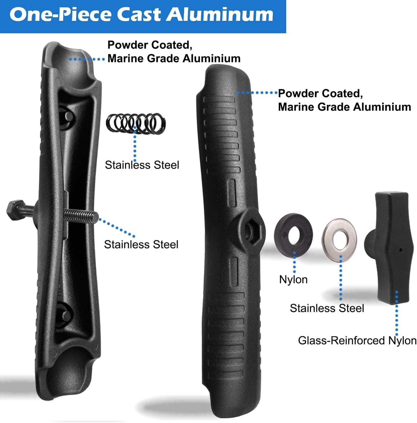 Brazo doble enchufe aluminio 9.1" comp soporte RAM