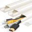 Ocultador cables TV 42pulg beige para 4 cables canaleta