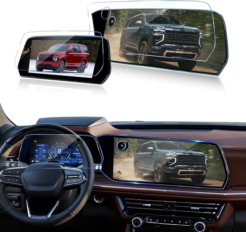 2 Protectores Vidrio 9H Chevy Tahoe 2025-26