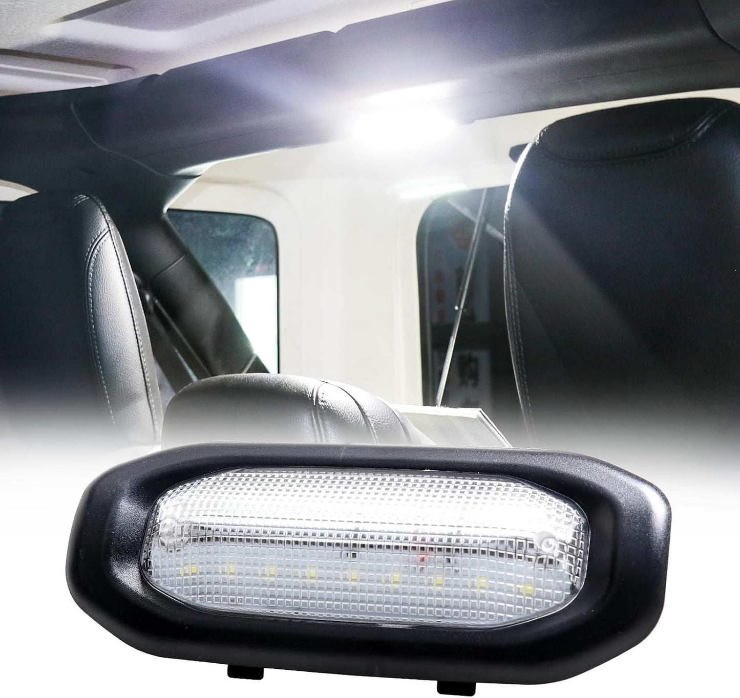 Luz LED techo Jeep Wrangler JL 18-26 6500K blanco 18 LED