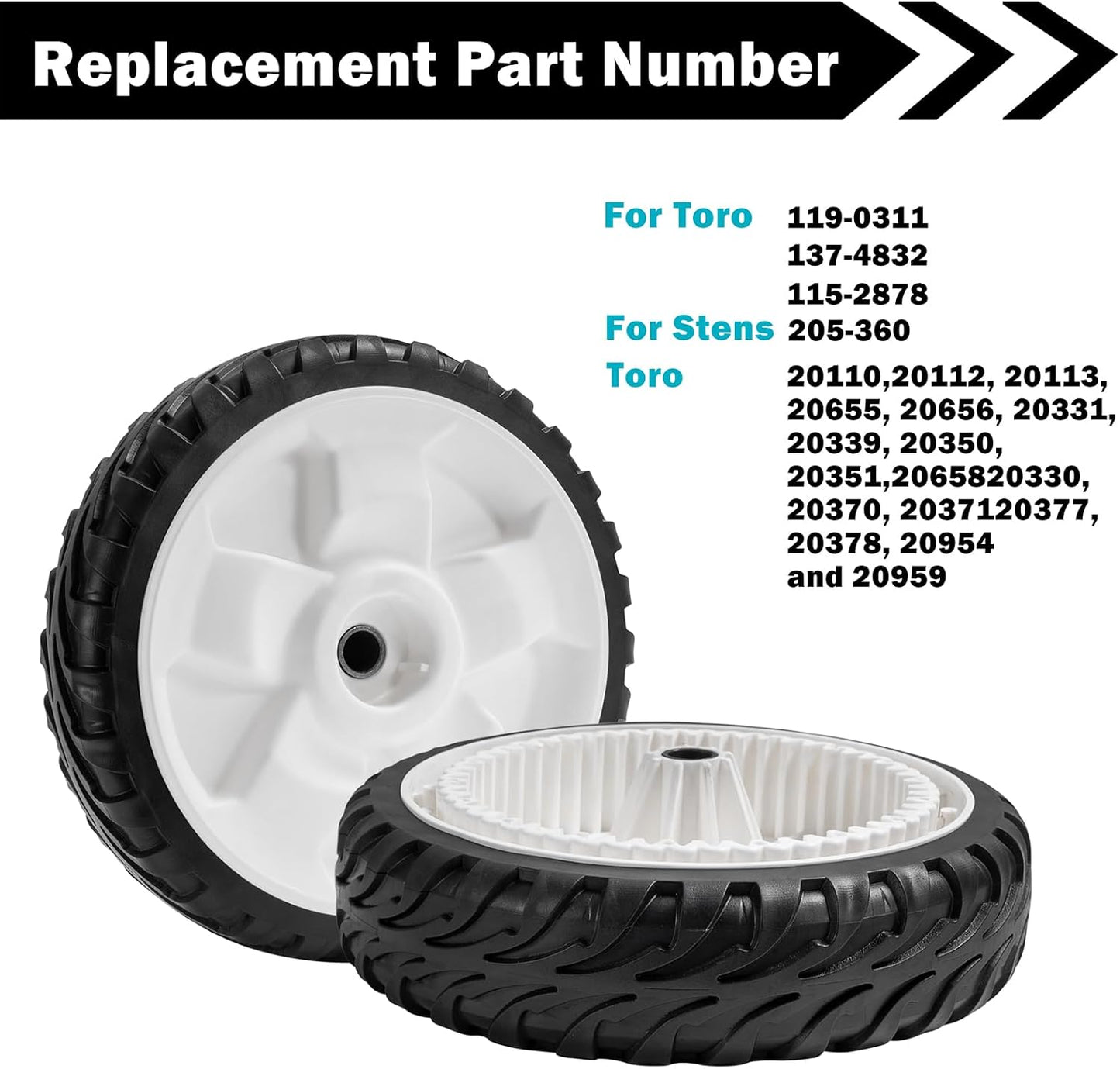 Ruedas tracción delantera Toro 22 Reciclador