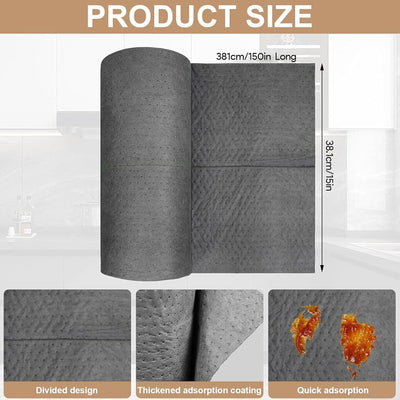 Rollo tapete absorbente 150x15pulg 40.2gal