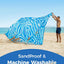 Manta playa extra grande 110x118pulg impermeable para picnic