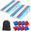 Set tablas cornhole madera 4x2ft 8 bolsas frijoles