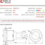 Interruptor botón luces acero inox 12v 24vcc 19mm auto