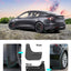 Solapas barro Tesla Model 3 2024 flexibles 4 pzas negro