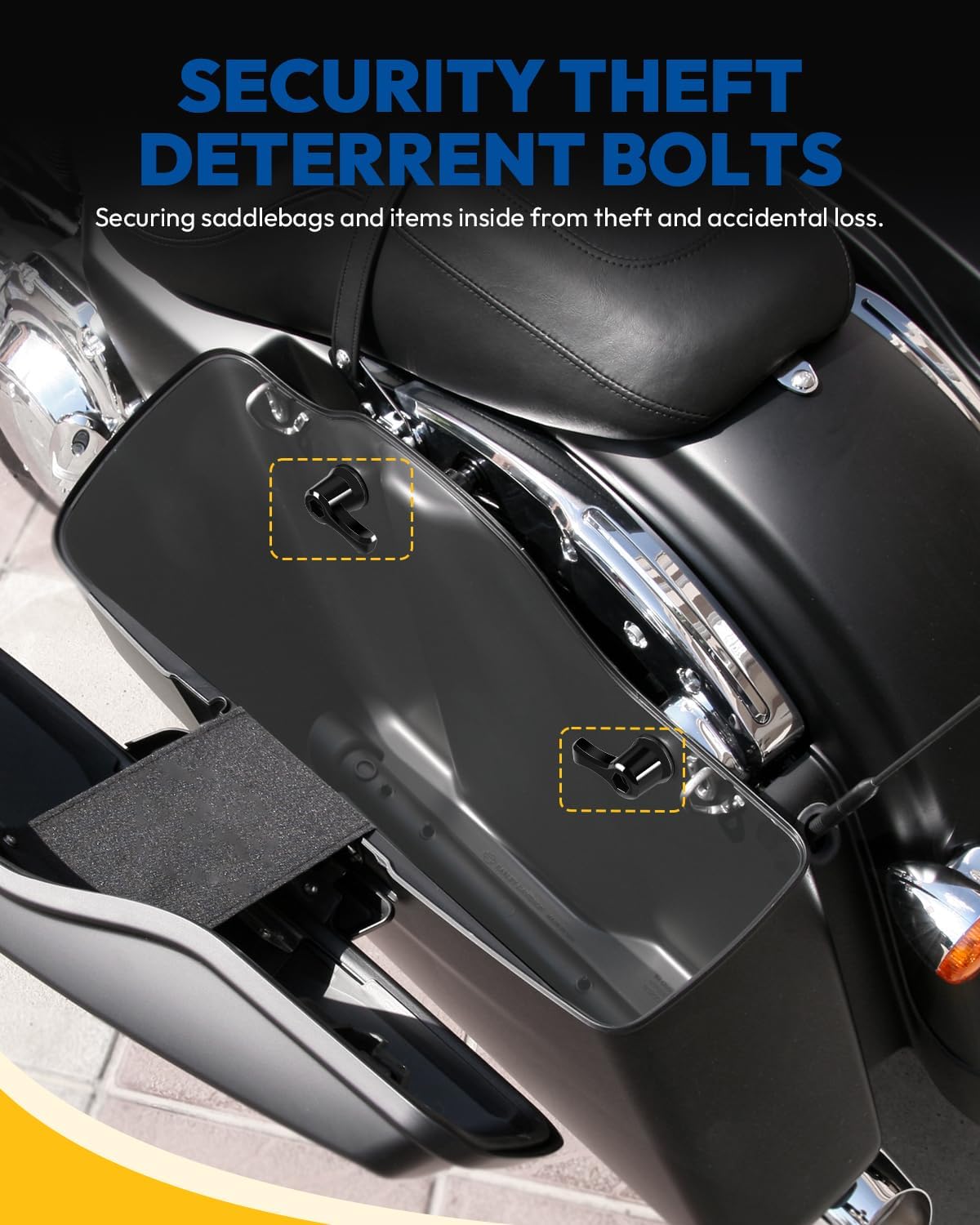 Sujetadores bolsa sillín Harley Road Glide 92-24