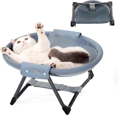 Cama elevada plegable para gatos y perros pequeños