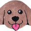 Tapete baño cachorro microfibra antiderrap 31.5x25" marrón