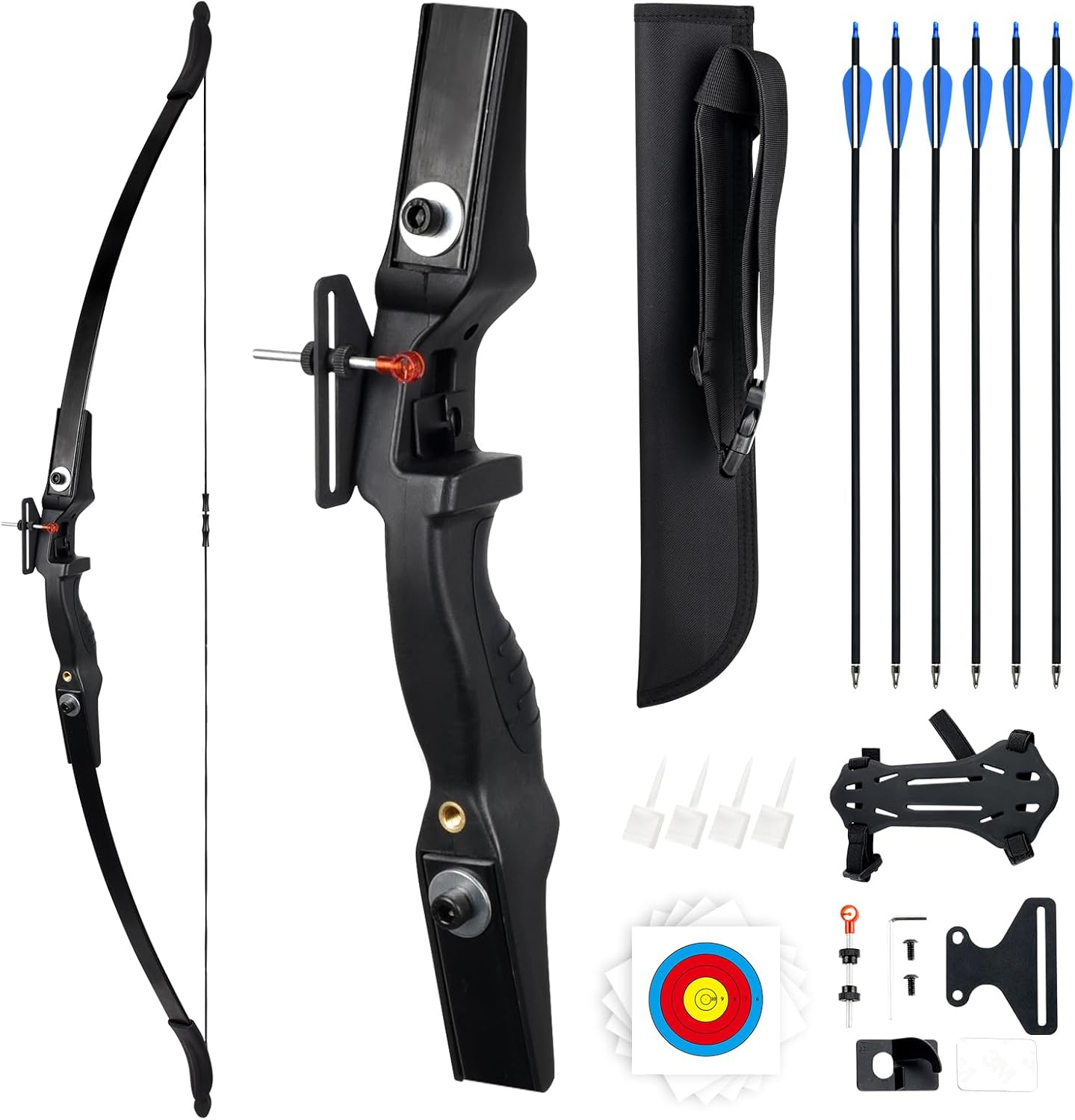 Arco recurvo 30lb para adultos principiantes derecha
