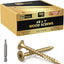 Tornillos Star Drive #8x1 para madera 100pzas color dorado
