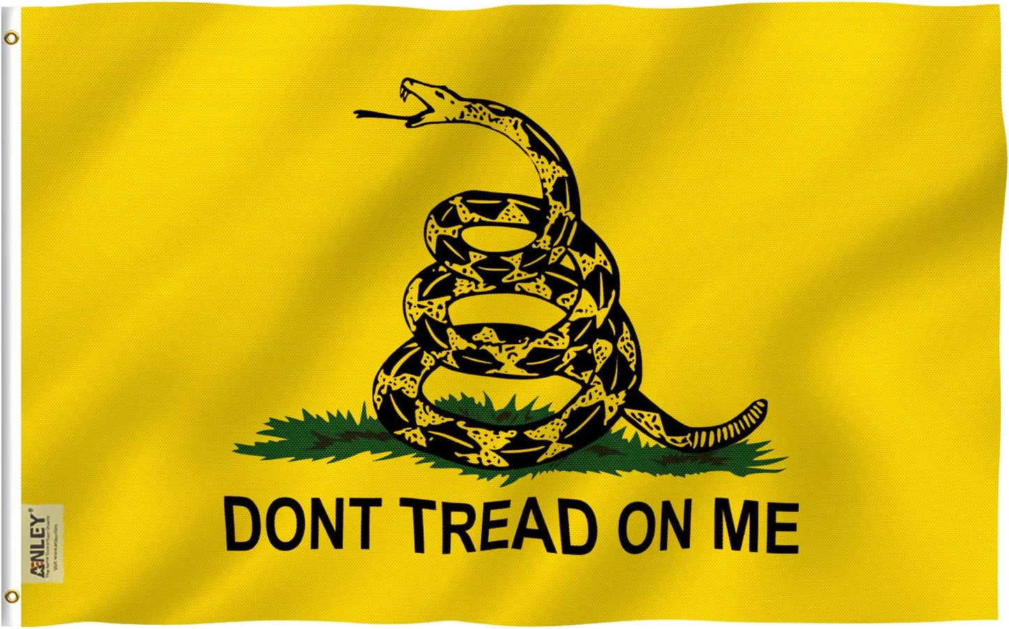Bandera 4x6ft Don't Tread On Me Poliéster Doble Costura
