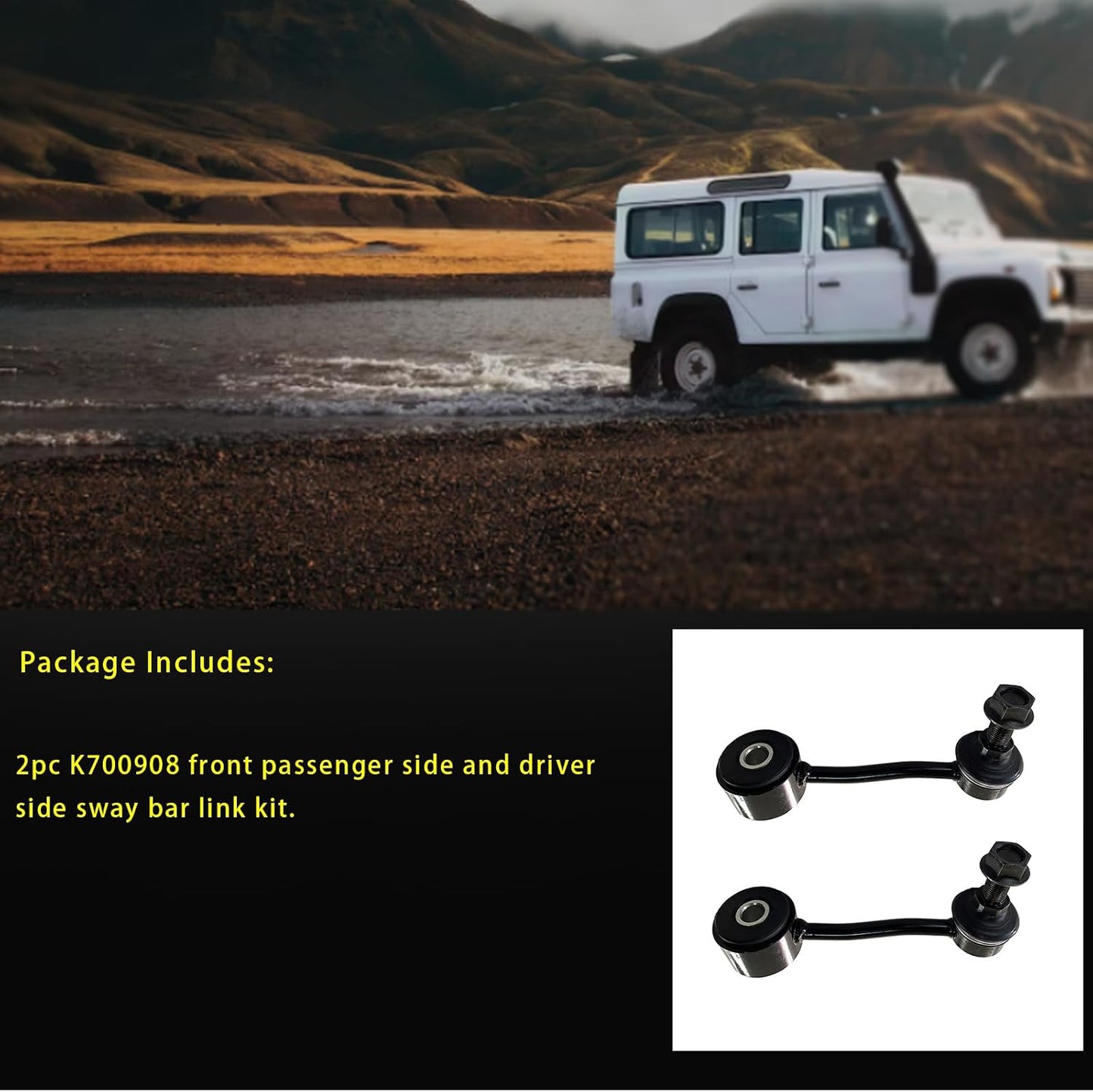 Kit 2 Eslabones Barra Estabilizadora Jeep Wrangler 2020-22