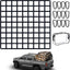 Red carga plana elástica para camioneta 4x4 25mm 12 mosquetones