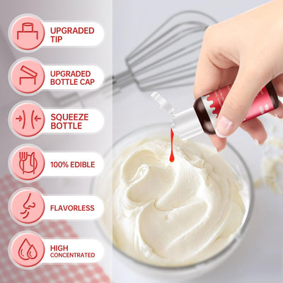 Set 24 colores gel comestible para decorar