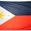 Bandera Filipinas Poliéster 3x5ft