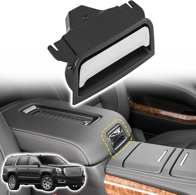 Pestillo tapa reposabrazos consola Chevy 14-20 plateado cromado