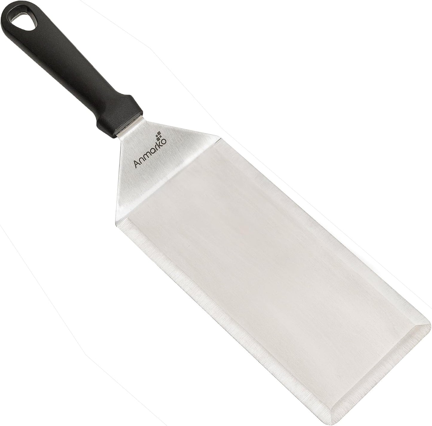 Espátula metal parrilla 4x8" rascador hamburguesas