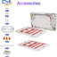 Señal emergencia roja doble cara batería 120/277V pack 2