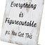 Placa positiva decoración escritorio inspiración regalo