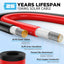 Cable solar 10AWG 165pies cobre estañado para hogar RV barco