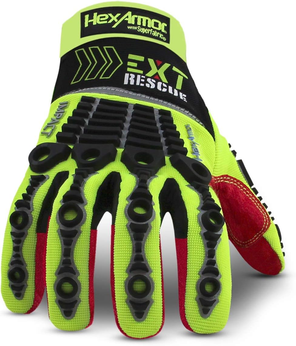 Guantes rescate bomberos protección impactos Serie EXT