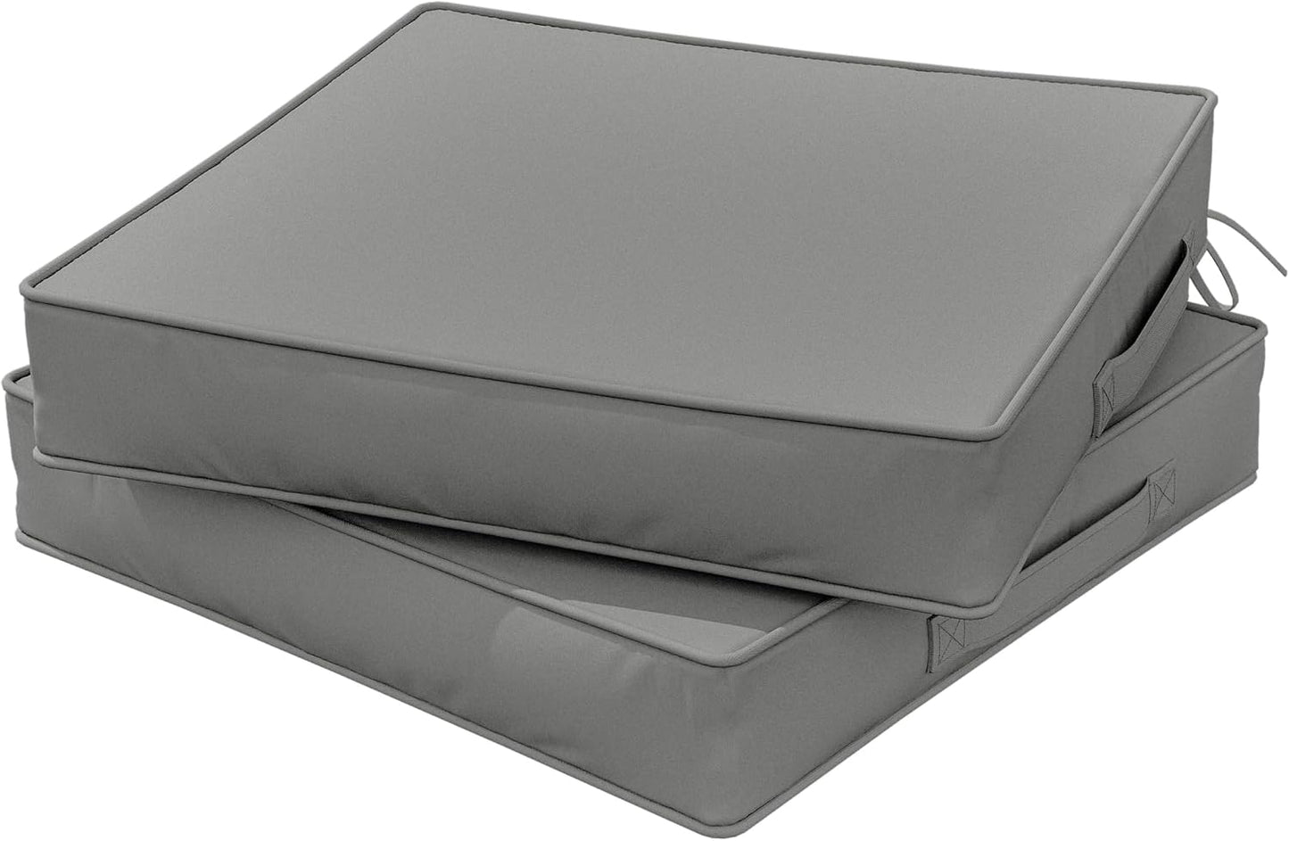 Cojines silla patio 22x22pulg impermeables con asa