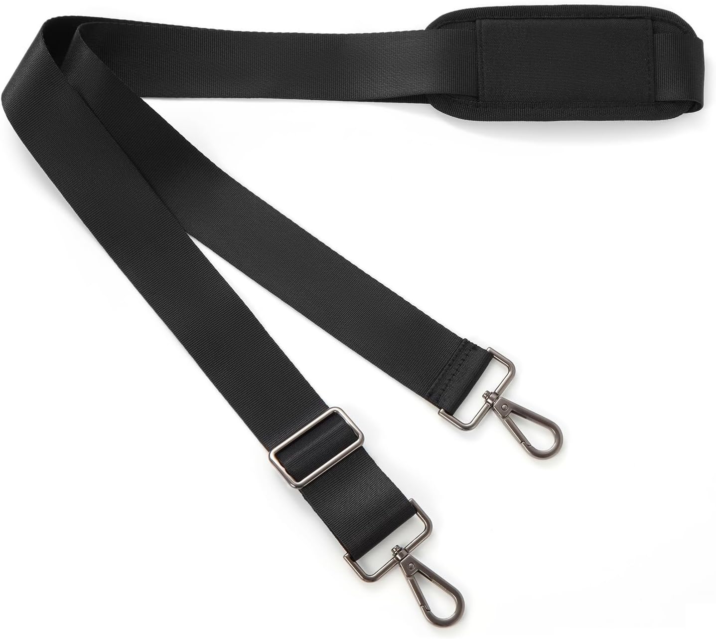 Correa hombro 56pulg ajustable antideslizante con ganchos metal
