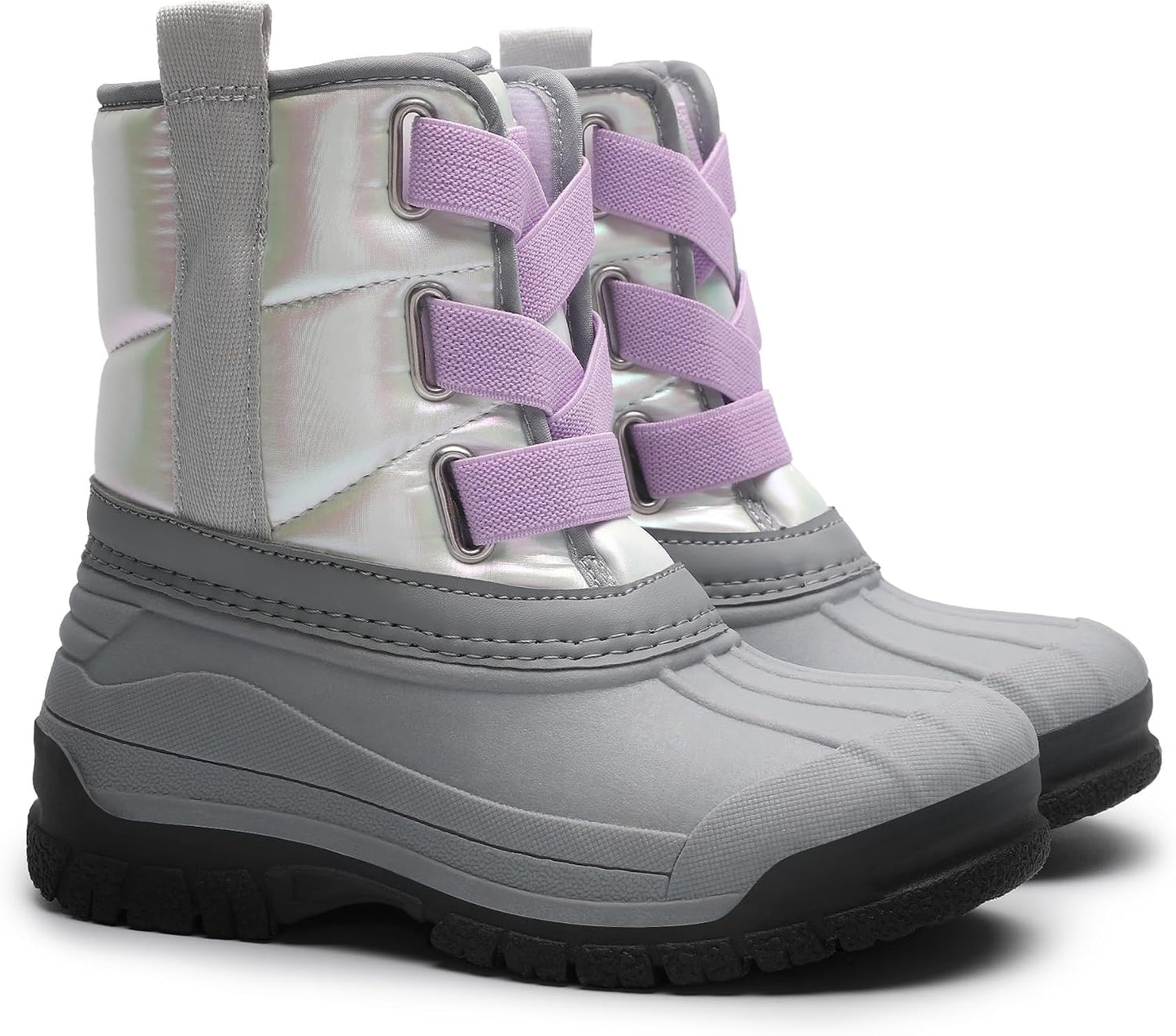 Botas invierno para niños con forro cálido antiderrap