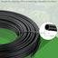 Tubo riego goteo 25ft 1/4 polietileno negro