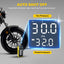 Inflador neumáticos compresor aire 150 PSI con manómetro LED