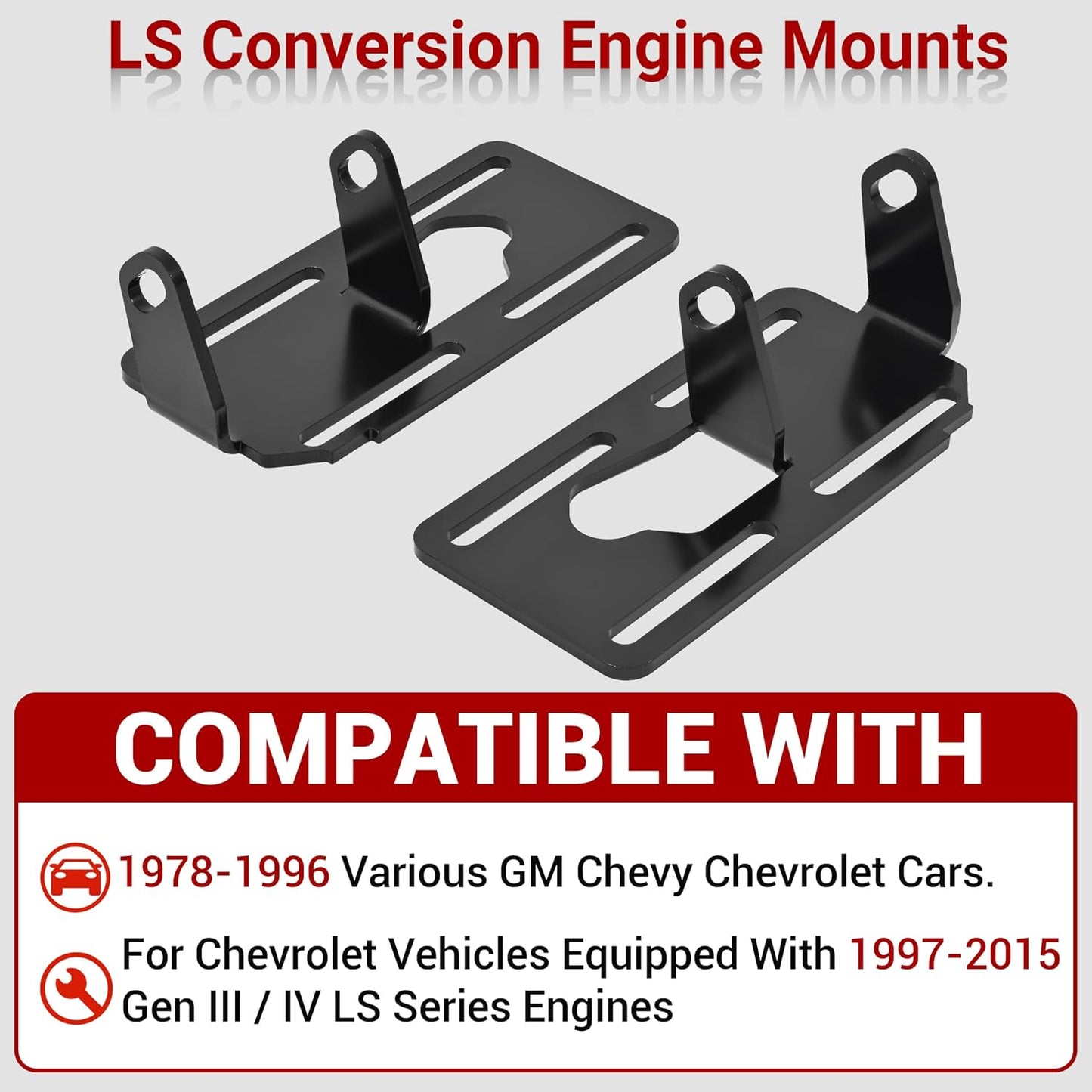 Monturas motor conversión LS para Chevy GMC 73-98 C10 C/K 1500