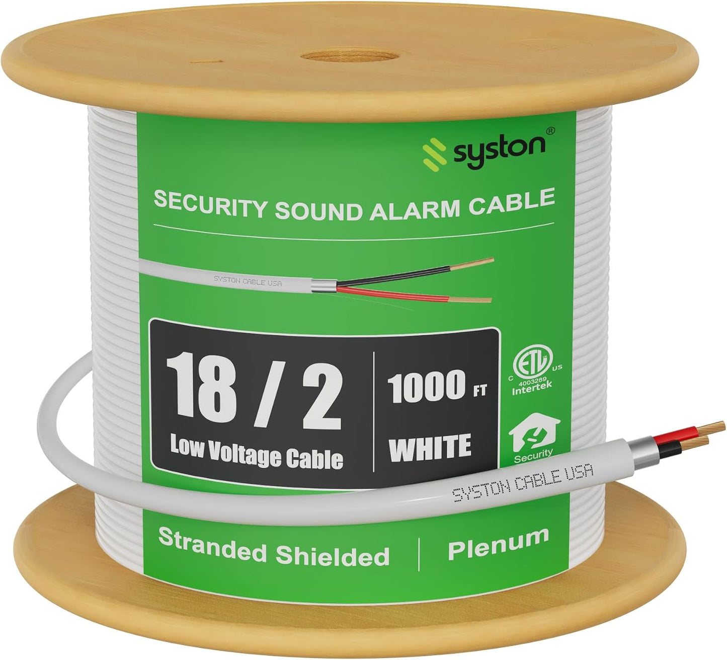 Cable alarma sonido estación seguridad 100% cobre trenzado