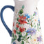 Jarra cerámica 2.5qt con asa para arreglos florales