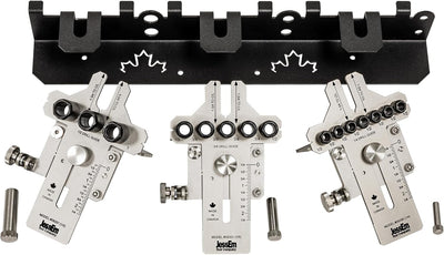 Kit plantilla acero inox con guías 1/4 3/8 1/2 y soporte