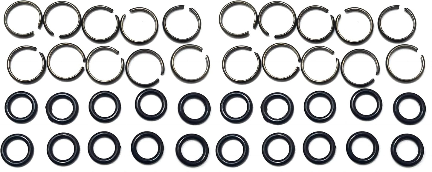 20 Anillos Retención Llave Impacto 3/8pulg Junta Tórica