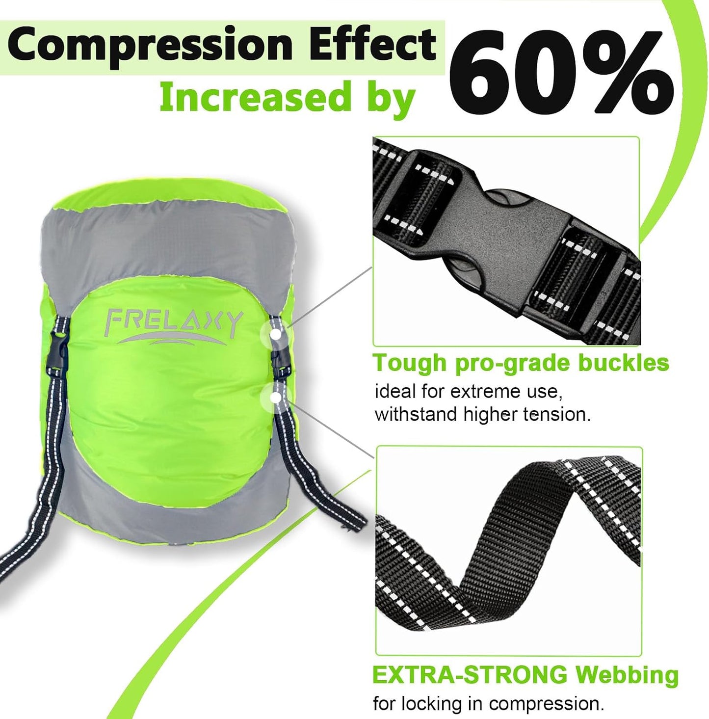 Bolsa compresión 11l/18l/30l/45l/52l resistente agua