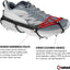 Microspikes Ghost Tracción Calzado Invierno 12 Pinchos Hielo