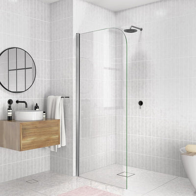 Panel ducha vidrio templado 34x76pulg sin marco
