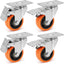 Ruedas giratorias 3pulg freno set 4 doble bloqueo 1000lb