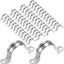 50 Abrazaderas Conducto Acero Inox 304 M40 U 1-9/16pulg