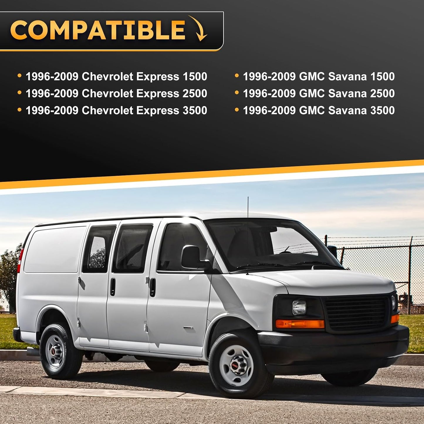 3 Manijas Puerta Chevy Express GMC Savana 96