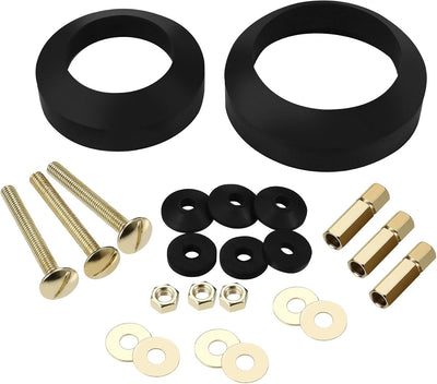 Kit reparación tanque inodoro pernos junta goma 2-3pulg